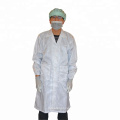 Clean room uniform working smock coated esd smock cloths esd smock gown